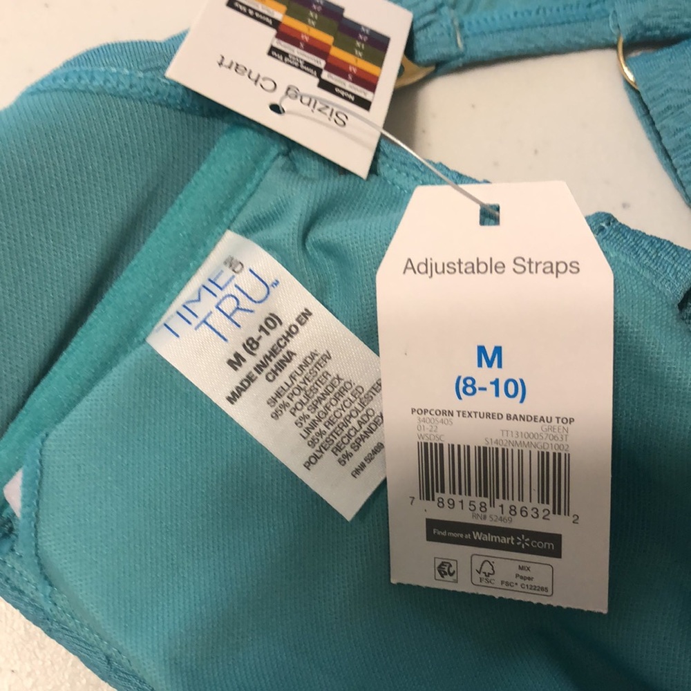 Time & Tru Bikini Top Medium - Picture 2 of 11